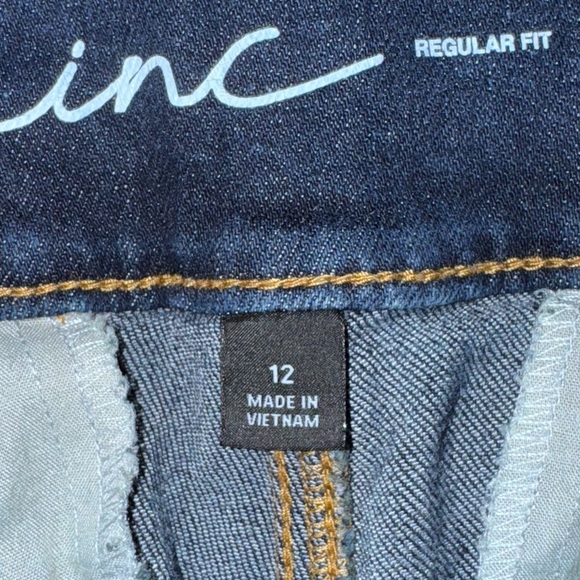 INC brand wide leg gaucho cropped style jeans. Size 12. VGUC - Picture 7 of 12